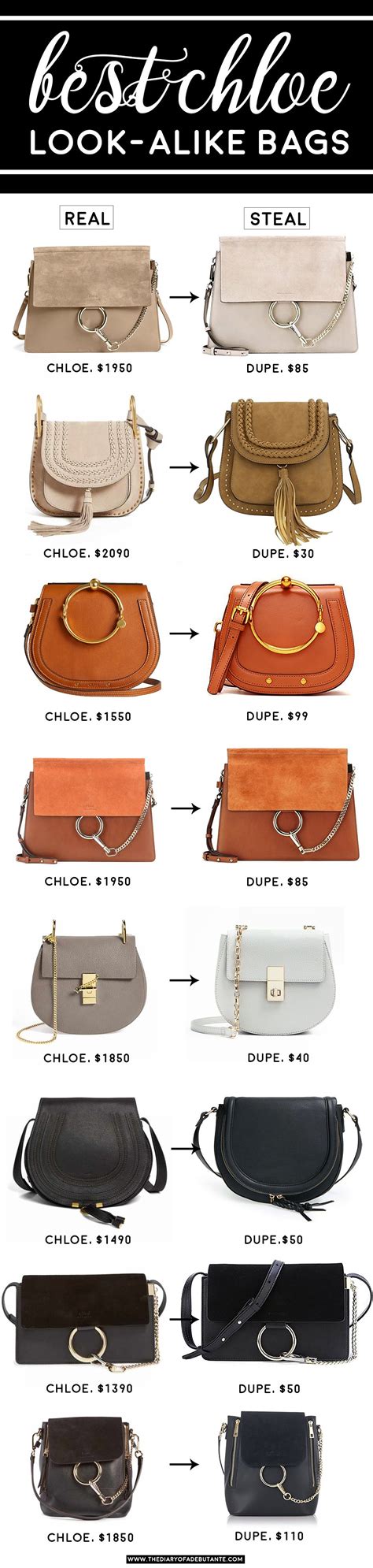 chloe boots look alike|best chloe dupe bags.